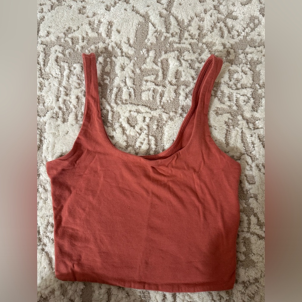 NWOT Red/Pink Aeropostale Cropped Tank Top